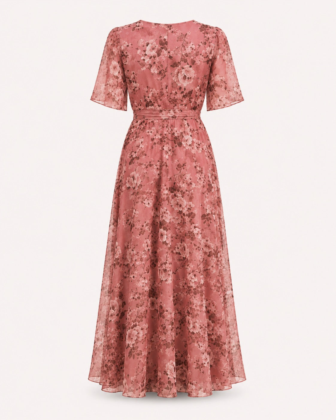 The Delphine Dress — Floral Petite Maxi Dress