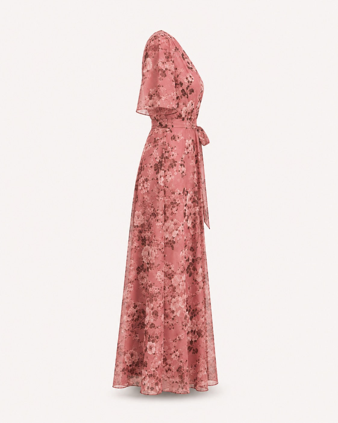 The Delphine Dress — Floral Petite Maxi Dress