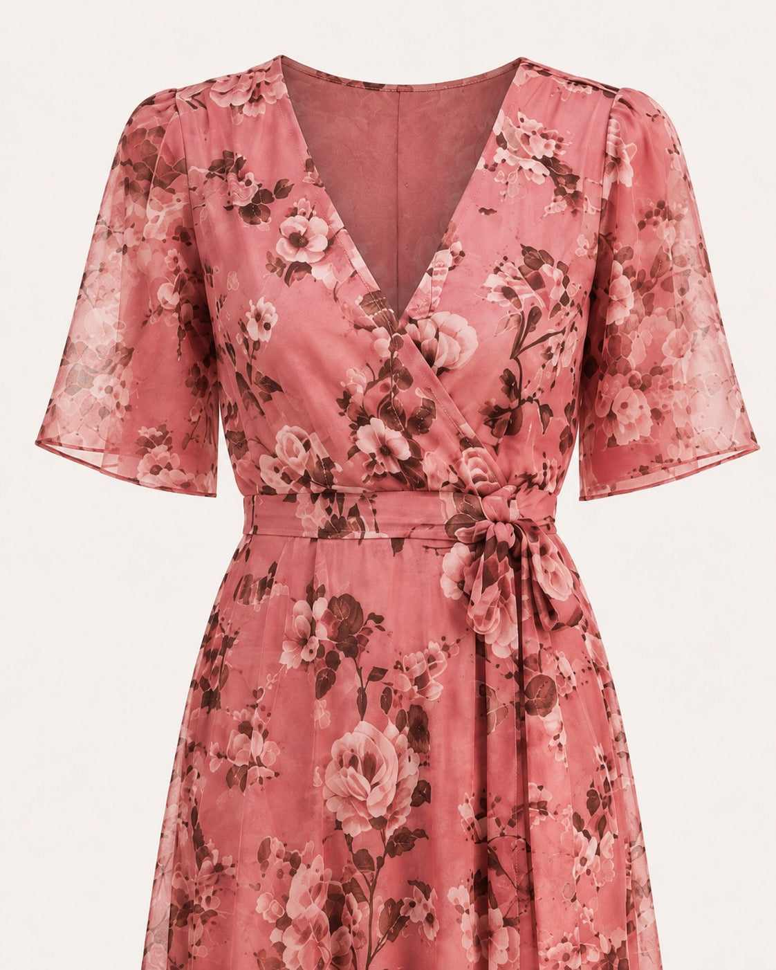 The Delphine Dress — Floral Petite Maxi Dress