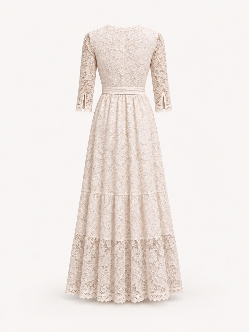 The Maribel Lace Dress — Petite Lace Maxi Dress