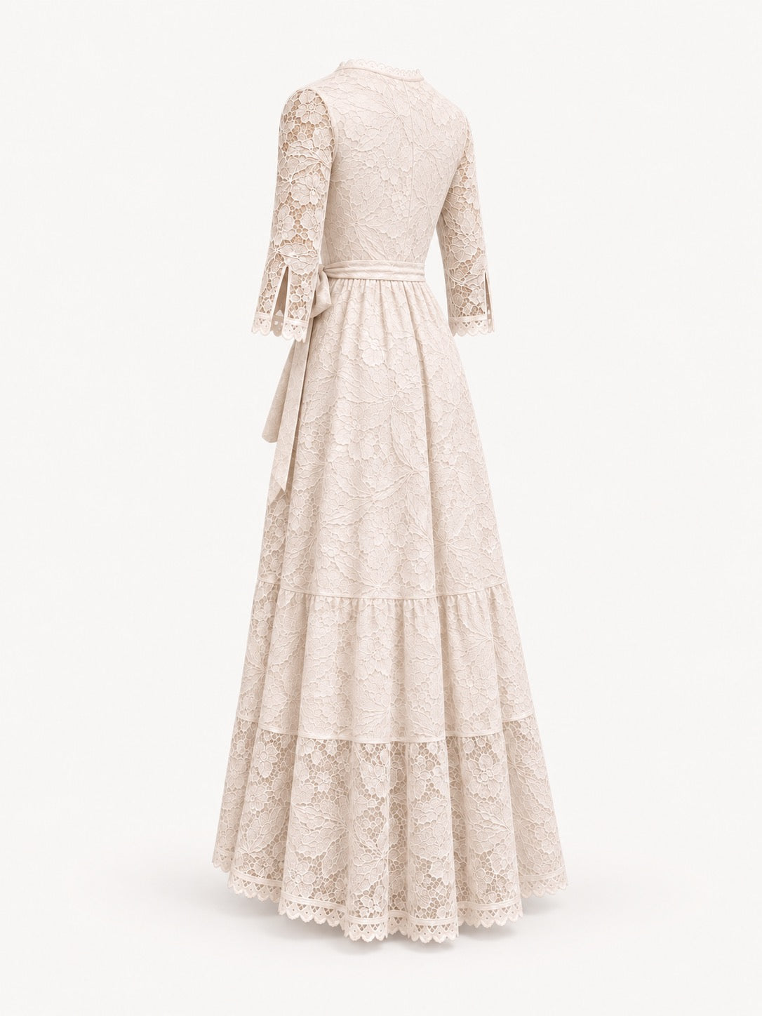 The Maribel Lace Dress — Petite Lace Maxi Dress