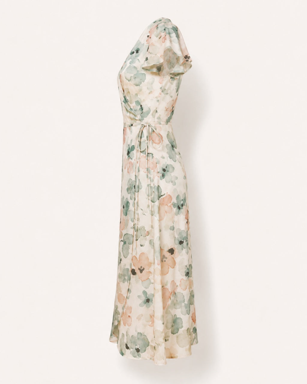 The Camille Dress — Petite Floral Midi Dress