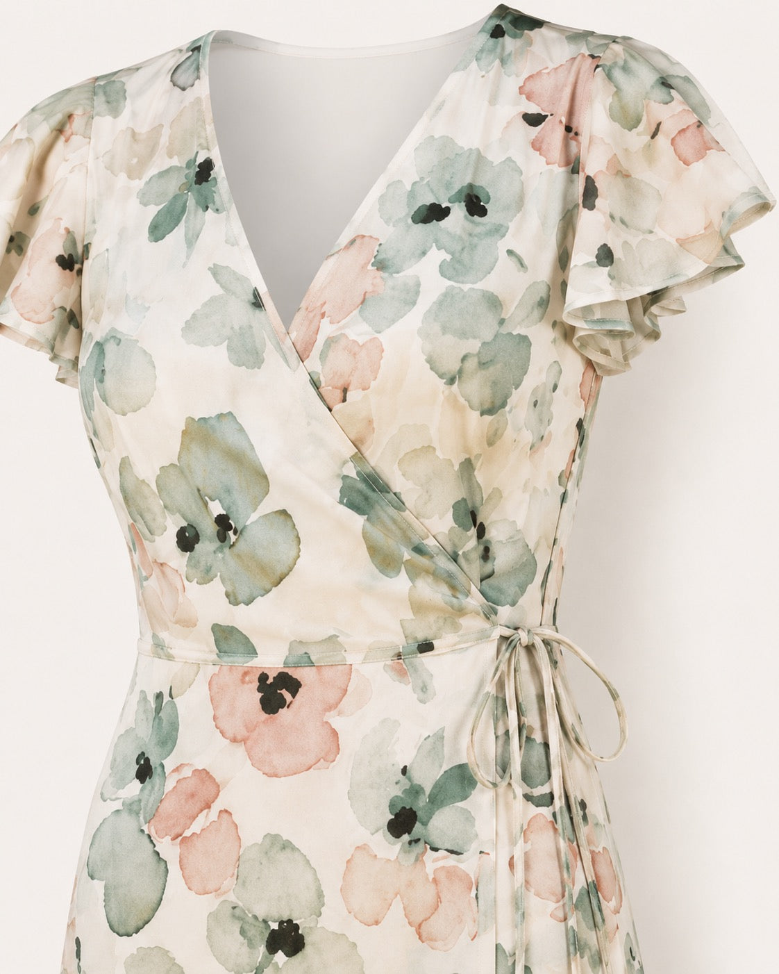 The Camille Dress — Petite Floral Midi Dress